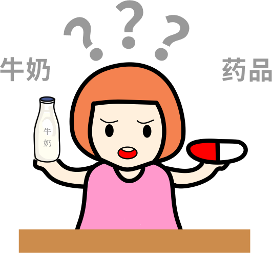 謹記！這些藥別和牛奶一起吃